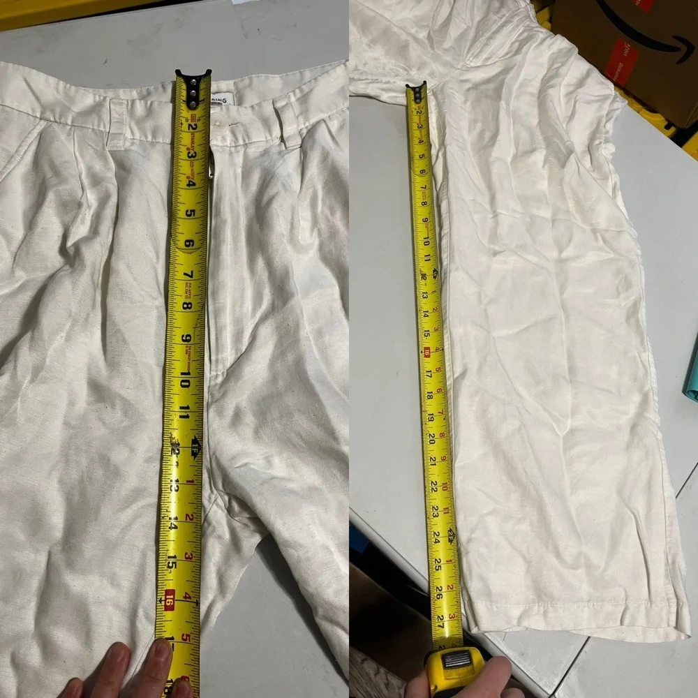 Anine Bing White Carrie Pants - Picture 9 of 9